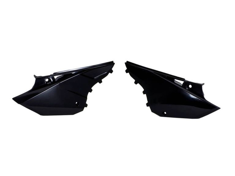 Bočné číslové tabuľky YAMAHA, RTECH (čierne, pár)