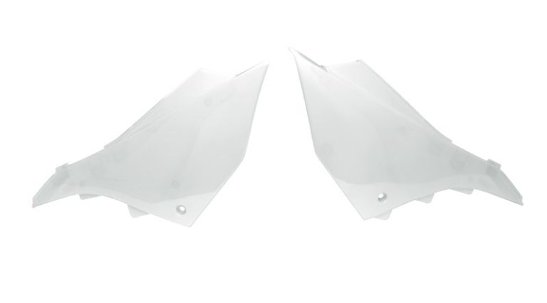 Bočné číslové tabuľky YAMAHA, RTECH (biele, pár)