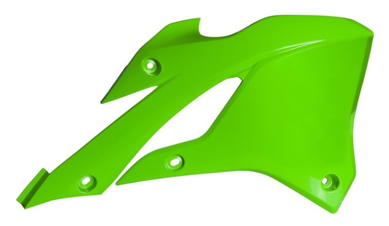 Spojlery chladiča KAWASAKI, RTECH (zelené, pár)