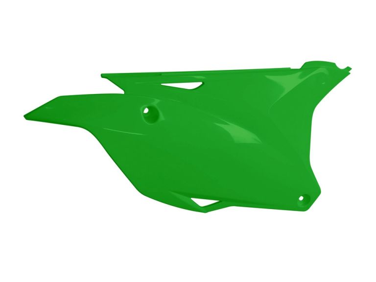 Bočné číslové tabuľky KAWASAKI, RTECH (zelené, pár)