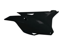 Bočné číslové tabuľky KAWASAKI, RTECH (biele, pár)