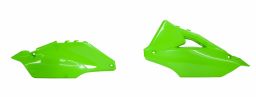Bočné číslové tabuľky KAWASAKI, RTECH (neon zelené, pár)