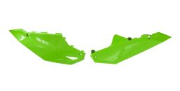 Bočné číslové tabuľky KAWASAKI, RTECH (neon zelené, pár)