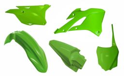Sada plastov KAWASAKI, RTECH (zelená, 5 dielov)