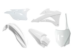 Sada plastov KAWASAKI, RTECH (biela, 5 dielov)