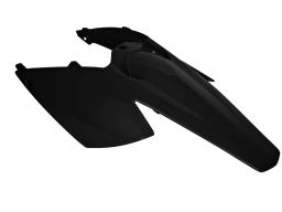 Blatník zadný vrátane bočných číslových tabuliek KTM, RTECH (čierny)