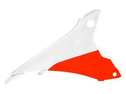 Bočný kryt vzduchového filtra pravý KTM, RTECH (neon oranžovo-biely)