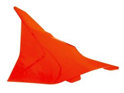 Bočný kryt vzduchového filtra ľavý KTM, RTECH (neon oranžový)