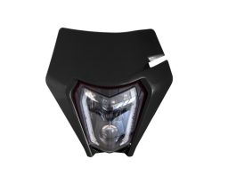 Predné maska vr. LED svetlá KTM, RTECH (čierna)