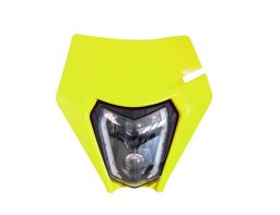 Predné maska vr. LED svetlá KTM, RTECH (neon žltá)