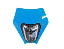 Predné maska vr. LED svetlá KTM, RTECH (svetle modrá)