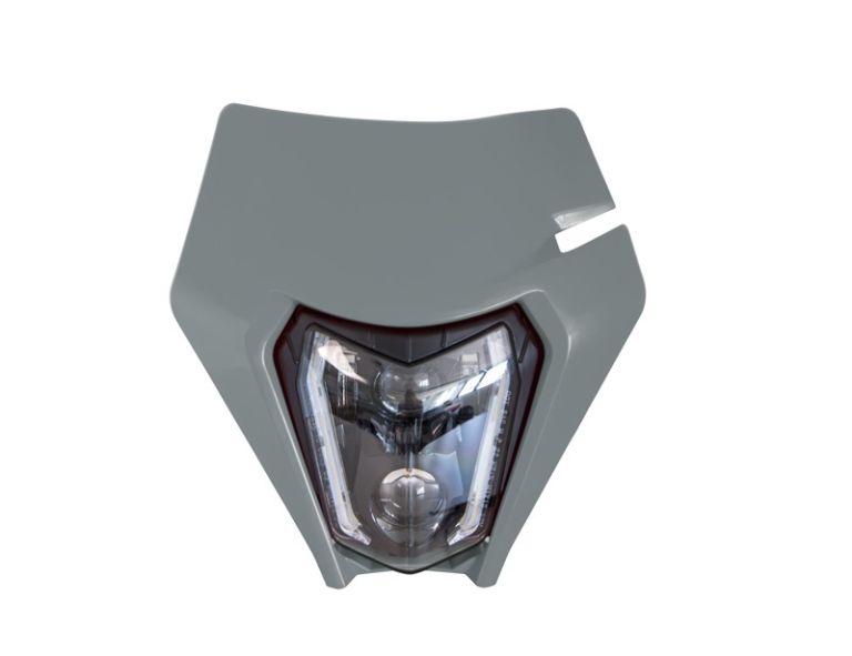 Predné maska vr. LED svetlá KTM, RTECH (šedá)