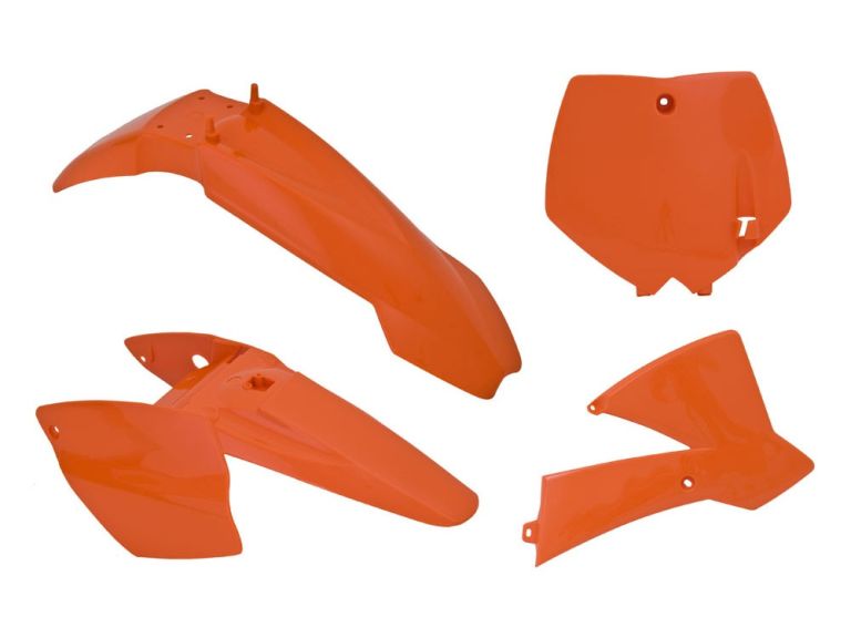 Sada plastov KTM, RTECH (oranžová, 4 diely)