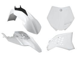 Sada plastov KTM, RTECH (biela, 4 diely)