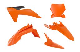 Sada plastov KTM, RTECH (oranžovo-čierna, 4 diely)