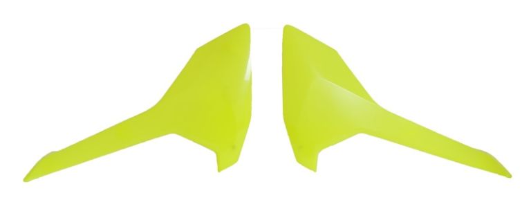 Bočné číslové tabuľky HUSQVARNA, RTECH (neon žlté, pár)