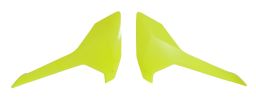 Bočné číslové tabuľky HUSQVARNA, RTECH (neon žlté, pár)