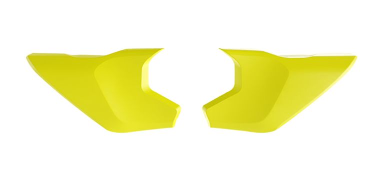 Bočné číslové tabuľky HUSQVARNA, RTECH (žlté, pár)