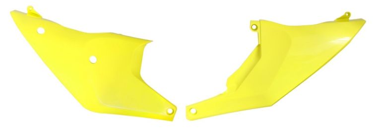 Bočné číslové tabuľky HUSQVARNA, RTECH (žlté, pár)