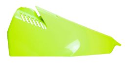 Bočný kryt vzduchového filtra ľavý HUSQVARNA, RTECH (neon žltý, s prieduchy)