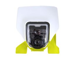 Predné maska vr. LED svetlá HUSQVARNA, RTECH (bílo-žlutá)