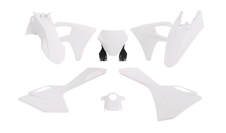 Sada plastov GAS GAS, RTECH (biela, 6 dielov)