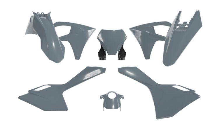 Sada plastov GAS GAS, RTECH (šedá, 6 dielov)