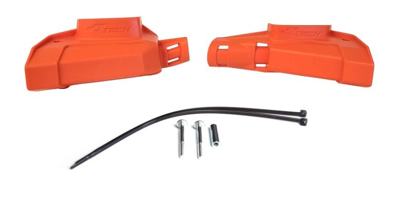 Protektor brzdové a spojkové hydraulické pumpy KTM (BREMBO), RTECH (oranžový)