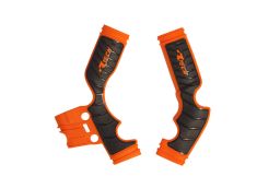 Protektory rámu KTM, RTECH (sada, oranžovo-čierne)