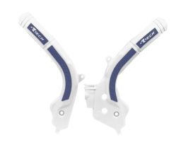 Protektory rámu HUSQVARNA, RTECH (sada, bílo-modré)