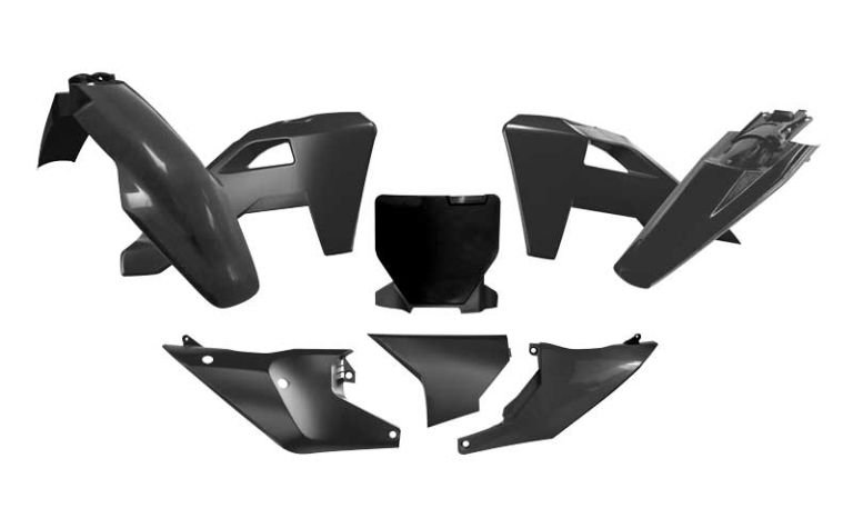 Sada plastov 6 dielov HUSQVARNA, RTECH (čierna)