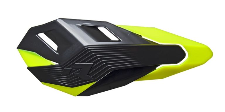 Plasty krytov páčok HP3, RTECH (černo-neon žlté, pár)
