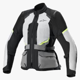 Bunda STELLA ANDES AIR DRYSTAR, ALPINESTARS, dámska (svetle šedá/tmavě šedá/černá/žlutá fluo) 2025