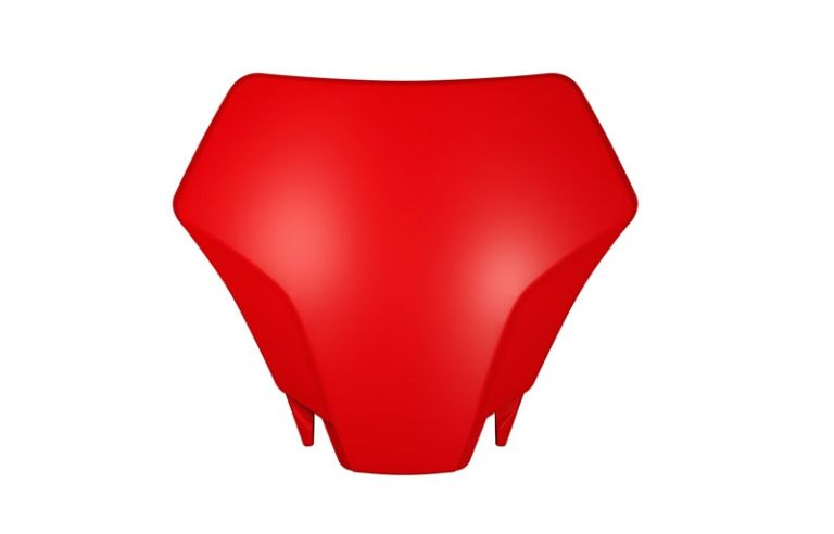 čelné číselná tabuľka GAS GAS, RTECH (červená)