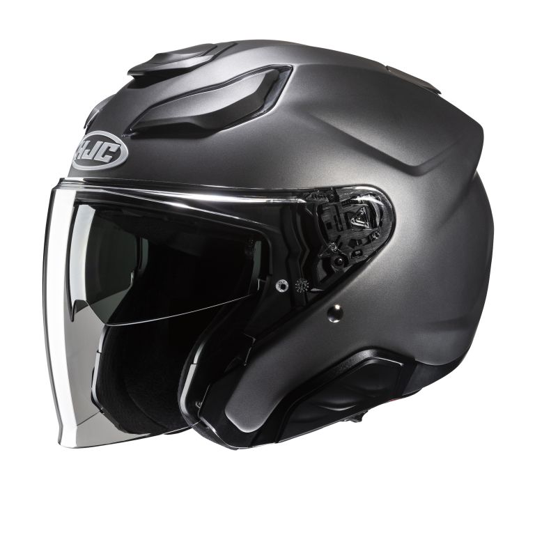 Prilba HJC F31 SEMI FLAT TITANIUM
