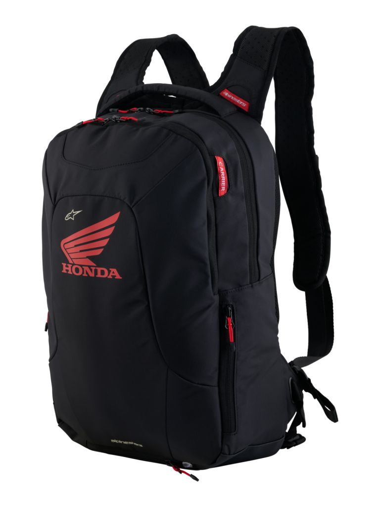 Batoh CITY HUNTER V2 HONDA kolekce, ALPINESTARS (černá/červená, objem 22 l) 2025