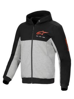 Bunda CHROME V2 Šport, ALPINESTARS (šedá/černá/červená fluo) 2025