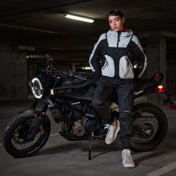Bunda MOLLY AIR, ALPINESTARS, dámska (černá/mandlová) 2025