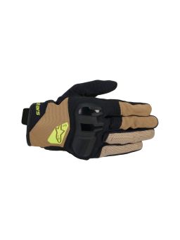 Rukavice CHROME V2, ALPINESTARS (tmavá khaki/černá/žlutá) 2025
