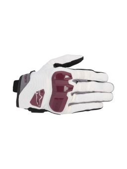 Rukavice CHROME V2, ALPINESTARS, dámske (biela offwhite/purpurová) 2025