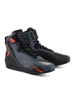 Topánky FASTER-4, ALPINESTARS (černá/šedá/červená fluo) 2025