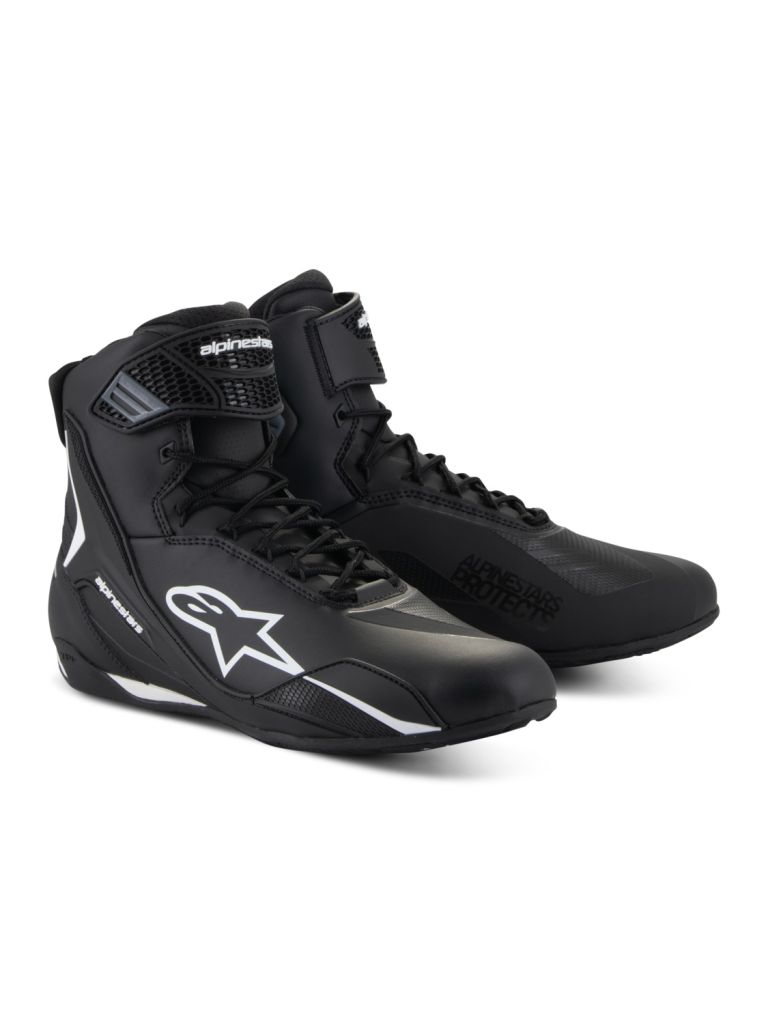 Topánky FASTER-4, ALPINESTARS (černá/bílá) 2025