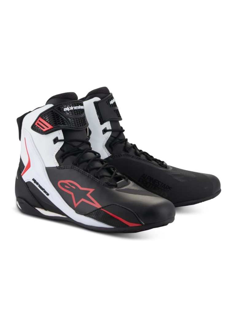 Topánky FASTER-4, ALPINESTARS (černá/bílá/červená) 2025