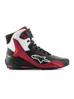Topánky FASTER-4, ALPINESTARS (černá/bílá/tmavě červená) 2025