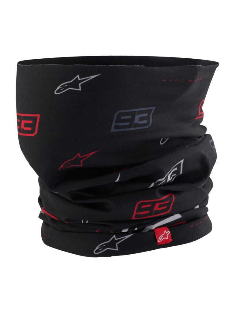Nákrčník MM93 kolekce, ALPINESTARS (černá/šedá/červená) 2025