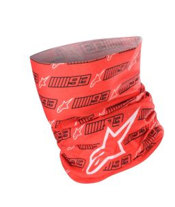 Nákrčník MM93 kolekce, ALPINESTARS (červená/černá/bílá) 2025