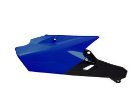 Bočné číslové tabuľky YAMAHA, RTECH (modro-čierne, pár)