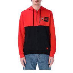 Mikina na zip Marc Marquez - DUCATI Corse, (červená, čierna)