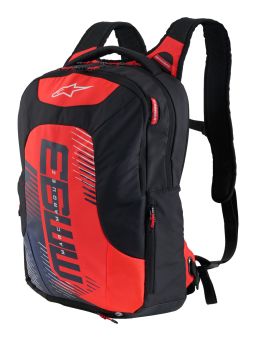 Batoh CITY HUNTER V2 MM93 kolekce, ALPINESTARS (červená fluo/modrá/černá/bílá, objem 22 l) 2025