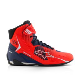 Topánky FASTER-4 MM93 kolekce, ALPINESTARS (červená fluo/modrá/bílá) 2025
